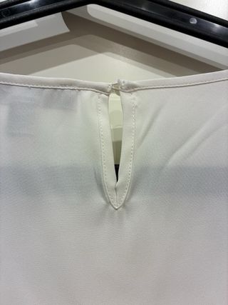 Blusa CORTEFIEL blanca mujer manga larga