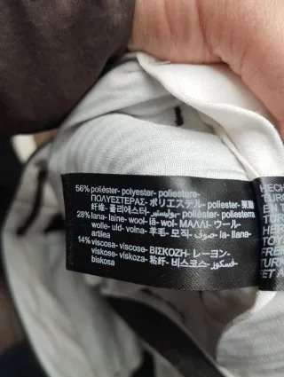 Pantaloni eleganti Zara grigio uomo IT48