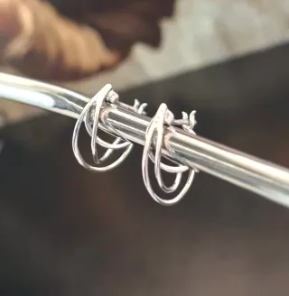 Pendientes Aro Plata de Ley