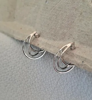 Pendientes Aro Plata de Ley