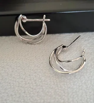 Pendientes Aro Plata de Ley