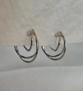 Pendientes Aro Plata de Ley