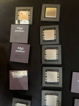 Lote Procesadores Intel Pentium Antiguos
