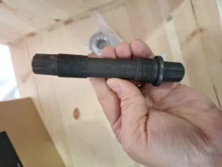 Bielas Monty y Eje BMX Spiline 137mm con cazo