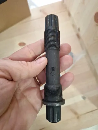 Bielas Monty y Eje BMX Spiline 137mm con cazo