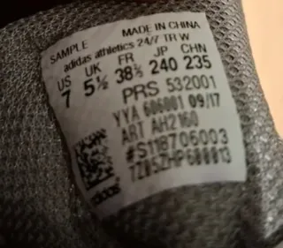 Zapatillas Adidas Talla 38⅔ Gris