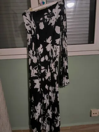 Vestido largo estampado floral