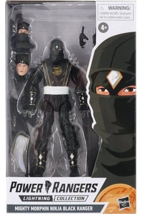 Figura Power Rangers Ninja Black Ranger 15cm