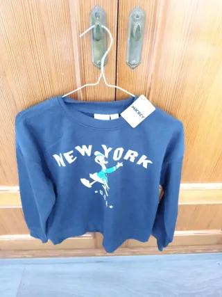 Sudadera Disney New York Azul Marino Talla M