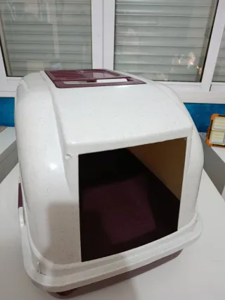 Arenero Gato Grande Tapado, sin puerta