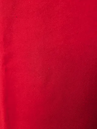 Pashmina rossa con frange