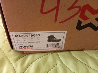 Botas de seguridad Wurth S3 Negras