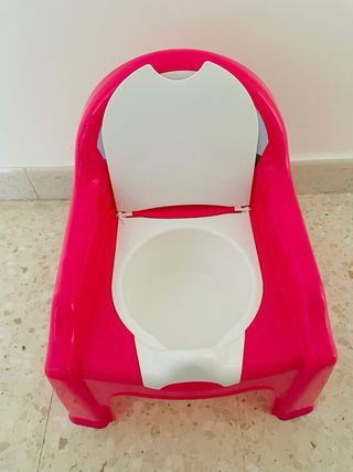 Vasino bimba rosa con disegno