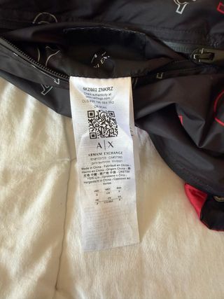 Cortavientos Armani Exchange Reversible Original