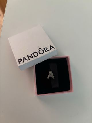 Charm Pandora Letra A Plata