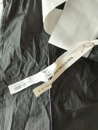 Vestido Lourdes Bergada Negro y Blanco