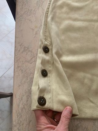 Gonna beige con bottoni vintage donna Claudia’78
