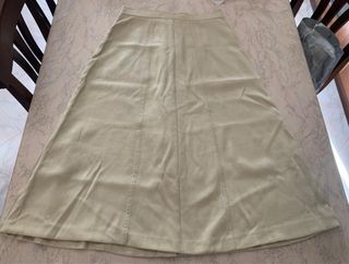 Gonna beige con bottoni vintage donna Claudia’78