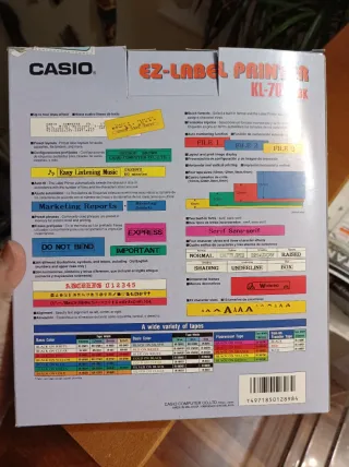 Impresora de etiquetas Casio KL-7000 BK