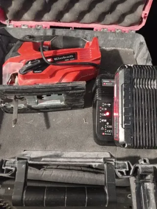 Caladora Einhell con batería y maletín