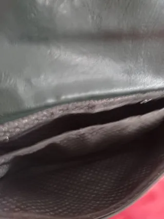 Bolso de hombro con solapa trenzada en ante