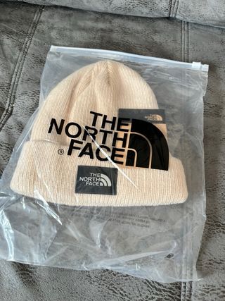 Gorro The North Face Beige Nuevo!