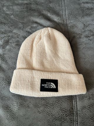 Gorro The North Face Beige Nuevo!