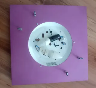 Lámpara de techo infantil flores