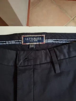 Pantaloni Chino Uomo Gutteridge Taglia S Blu