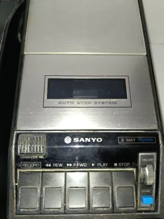 Registratore Cassette Sanyo M2517 Non Funzionante