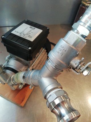 Bomba trasvase líquido caliente alimentario