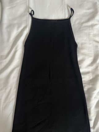 Vestido Negro Zara Talla S
