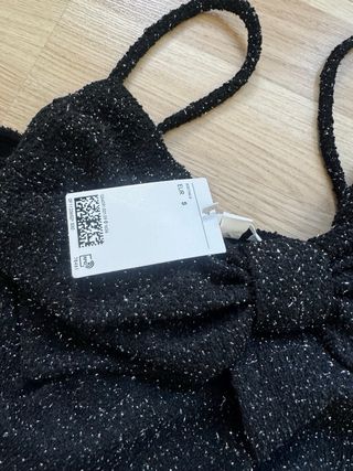 Top Lazo H&M Negro Nuevo