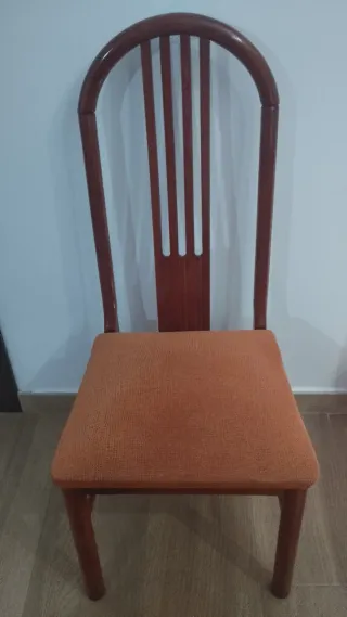 Mesa comedor y 6 sillas madera