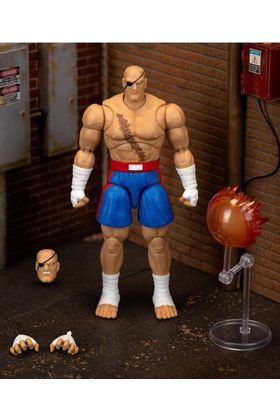 Figura Sagat 19cm Street Fighter II