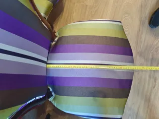 Conjunto 5 Sillas Antiguas Tapizadas buen estado