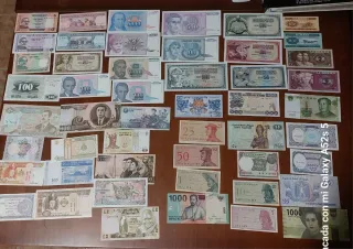 Lote 50 Billetes Sin Circular Diversos Países
