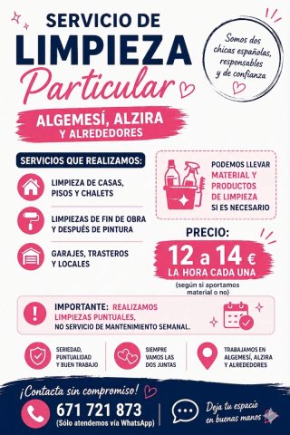 Limpieza de fines de obra i fondos
