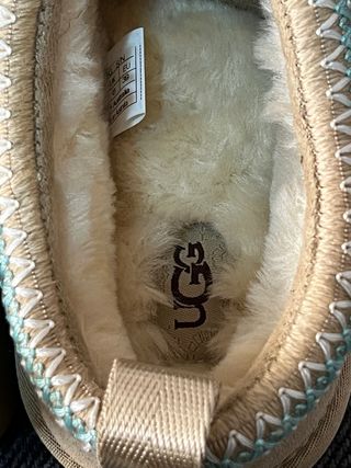 UGG Beige Zuecos Plataforma