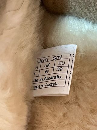 UGG Beige Zuecos Plataforma