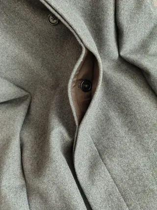 Abrigo gris entre talla M / L