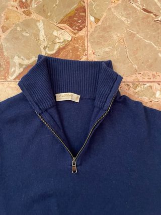 Dolcevita blu in cashmere