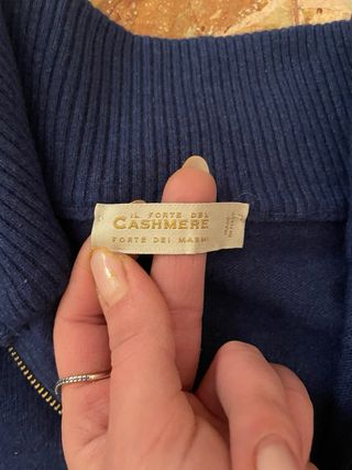 Dolcevita blu in cashmere