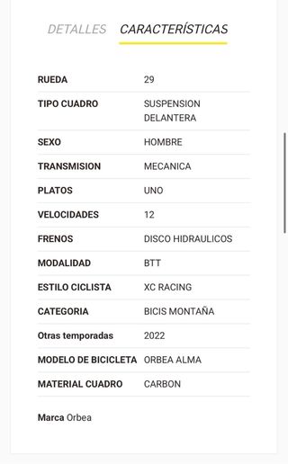 Bicicleta Orbea Alma M20 talla M Abril 2025