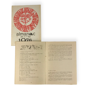 ALMANAC PER A L’ANY 1974 i 1976 – Fundació Mossèn Cosme Bauçà (Felanitx)