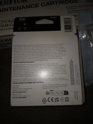 TÓNER FUJIFILM+2 PAQUETES DE TINTA IMPRESORA.