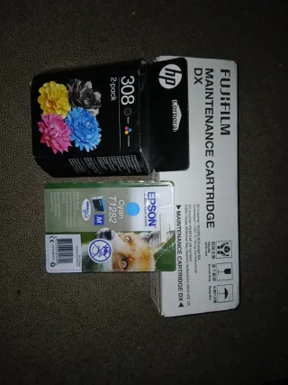 TÓNER FUJIFILM+2 PAQUETES DE TINTA IMPRESORA.