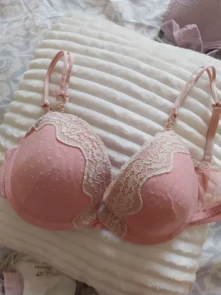 2 Sujetadores Women'secret Rosa y Lila