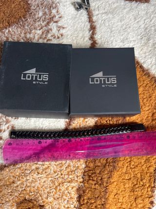 Bracciale Lotus Style Nero da Uomo