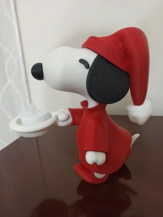Snoopy Stampa 3D con Portacandela